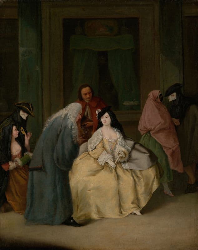 The Meeting as a canvas print