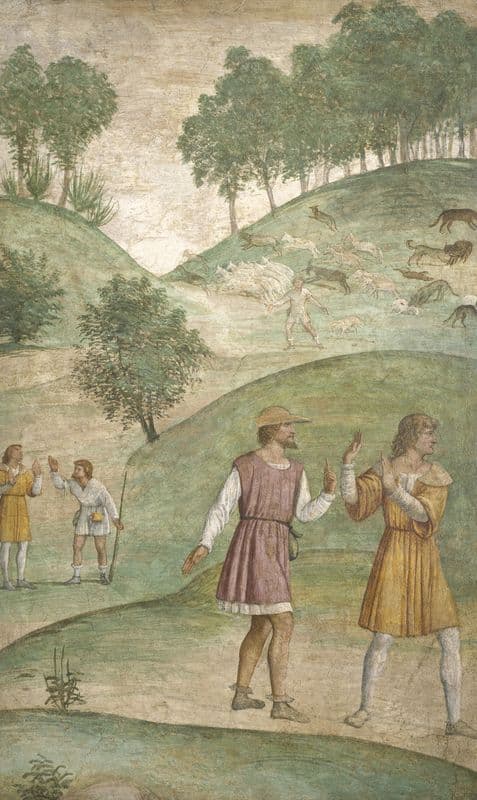 The Misfortunes of Cephalus (c. 1520-1522) as a canvas print