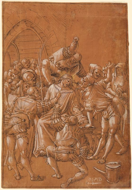 The Mocking of Christ (1513–1514) as a canvas print