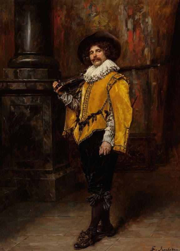The Musketeer as a canvas print