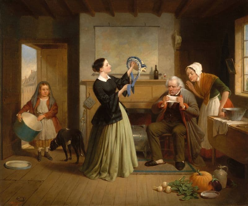 The New Bonnet as a canvas print