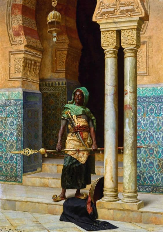 The Nubian Guard as a canvas print