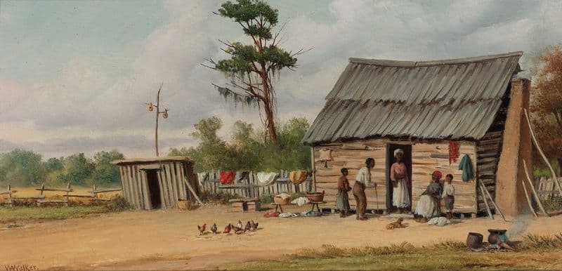 The Old Cabin as a canvas print