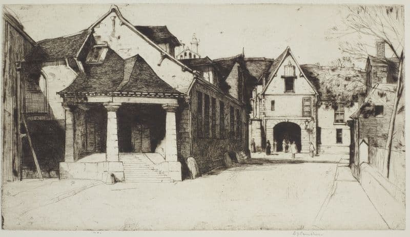 The Old Museum, Beauvais as a canvas print