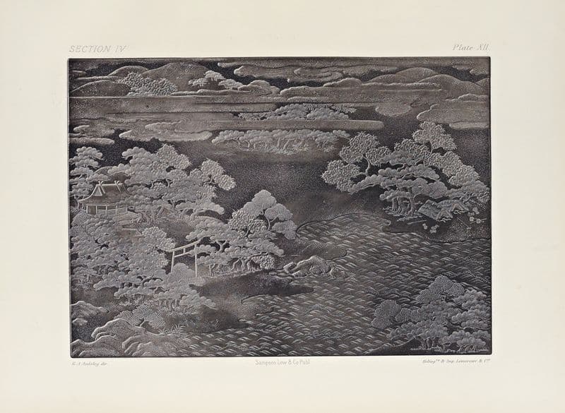 The ornamental arts of Japan Pl.056 as a canvas print