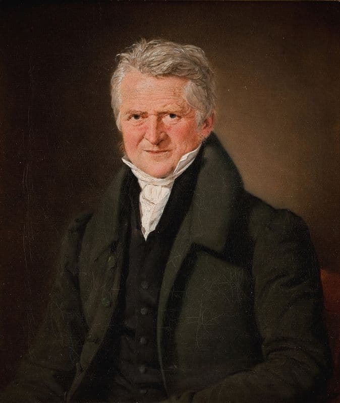 The Painter C.W. Eckersberg as a canvas print