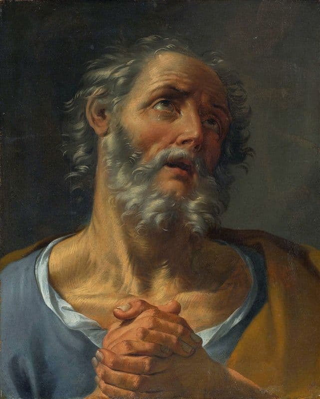 The Penitent St. Peter as a canvas print
