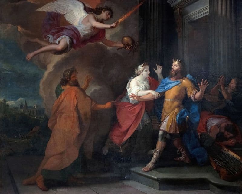 The Plague in the Reign of David as a canvas print
