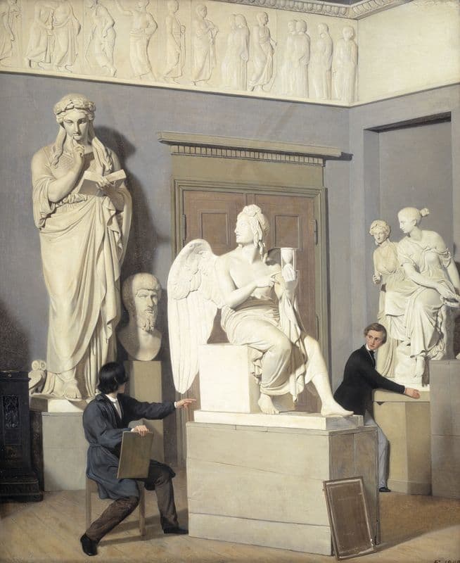 The Plaster Cast Collection in the Royal Academy of Fine Arts as a canvas print