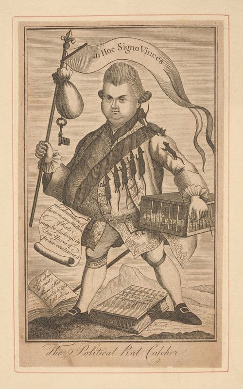 The political rat catcher. as a canvas print