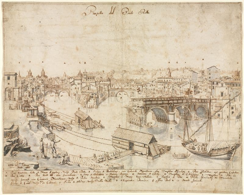 The Ponte Rotto as a canvas print