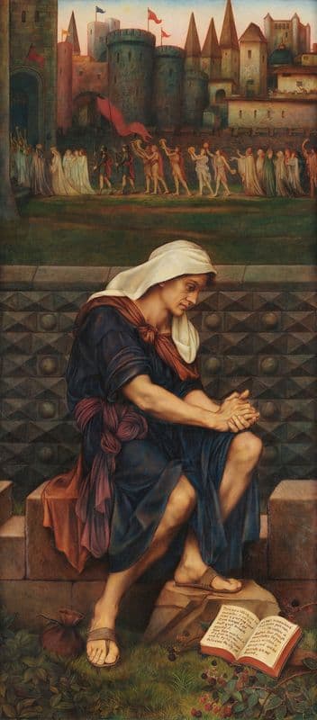 The Poor Man who Saved the City as a canvas print