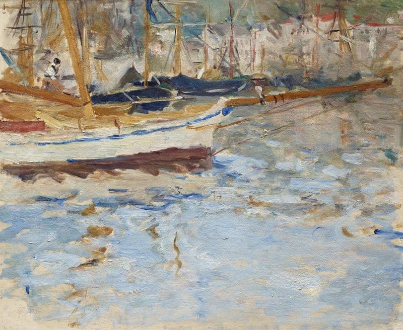 The Port of Nice (1881–1882) as a canvas print