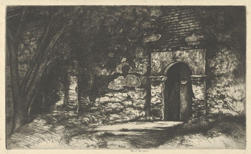 The Portal (1915-1925) as a canvas print