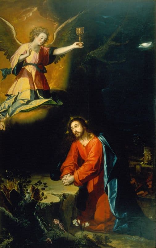 The Prayer in the Garden (ca.1610) as a canvas print
