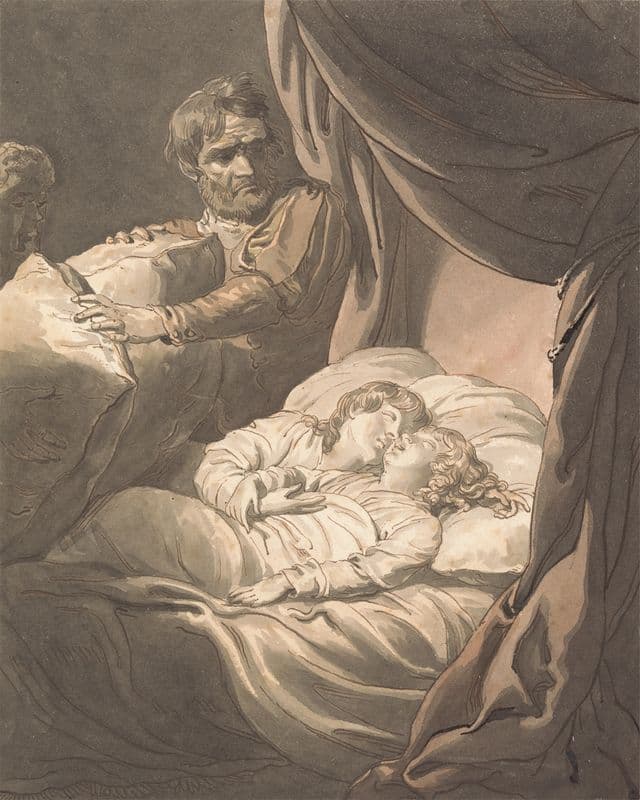 The Princes in the Tower (ca. 1820) as a canvas print