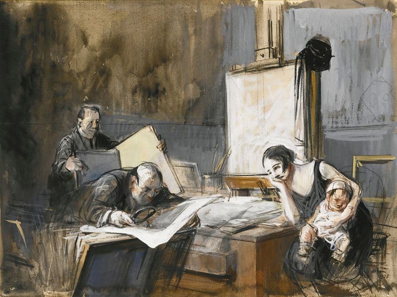 The Print Dealer as a canvas print