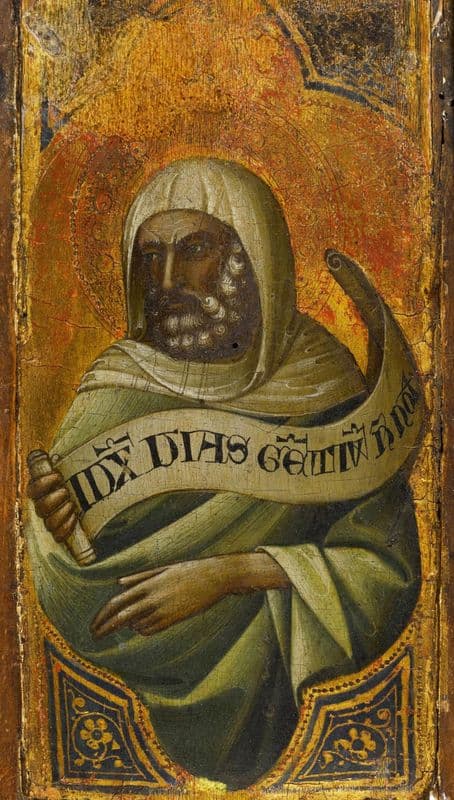 The Prophet Jeremiah as a canvas print