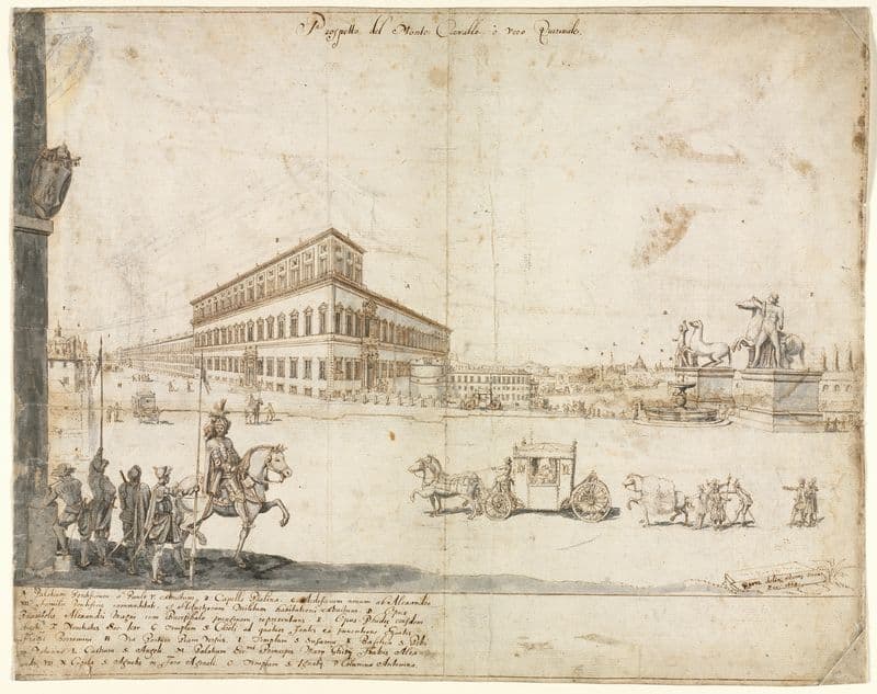 The Quirinale as a canvas print