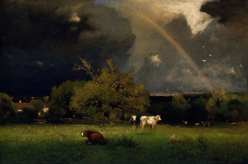 The Rainbow as a canvas print
