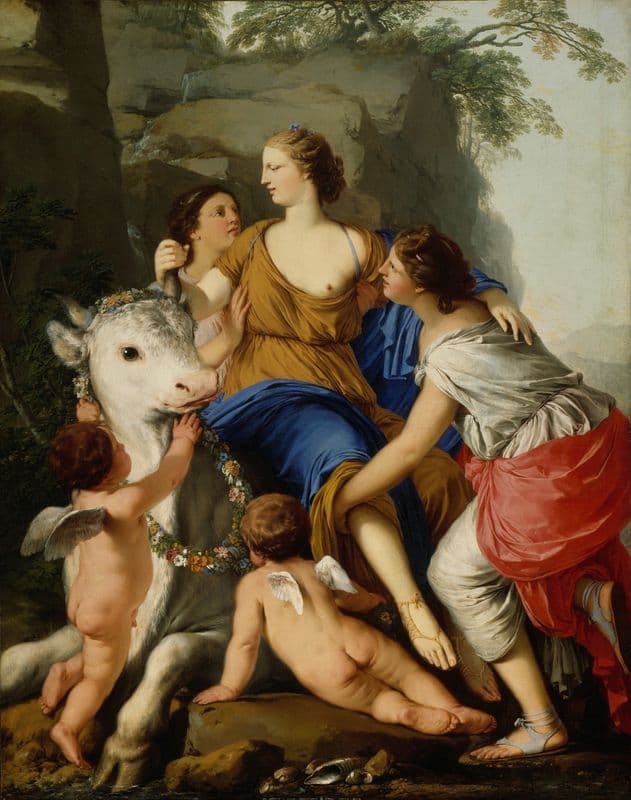 The Rape of Europa as a canvas print