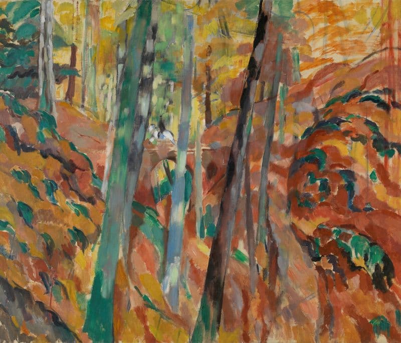 The Ravine A as a canvas print