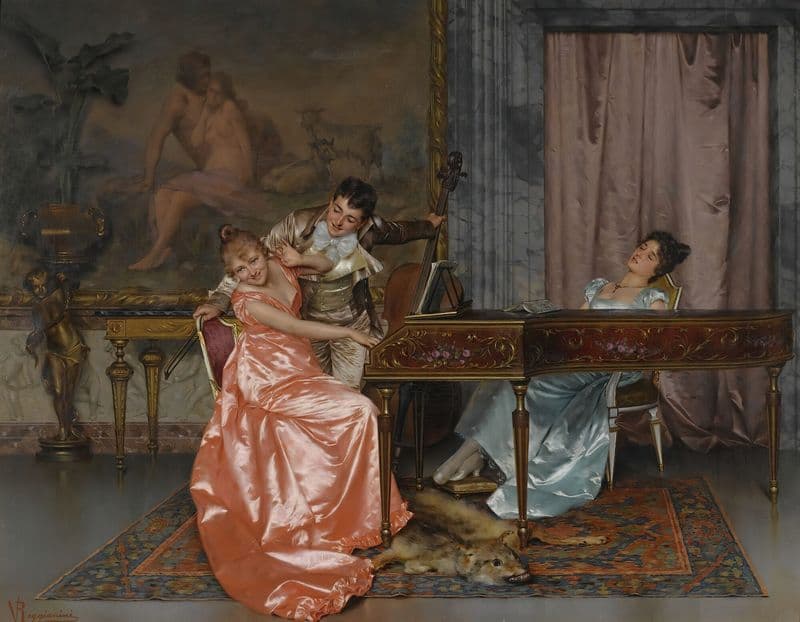 The Recital as a canvas print