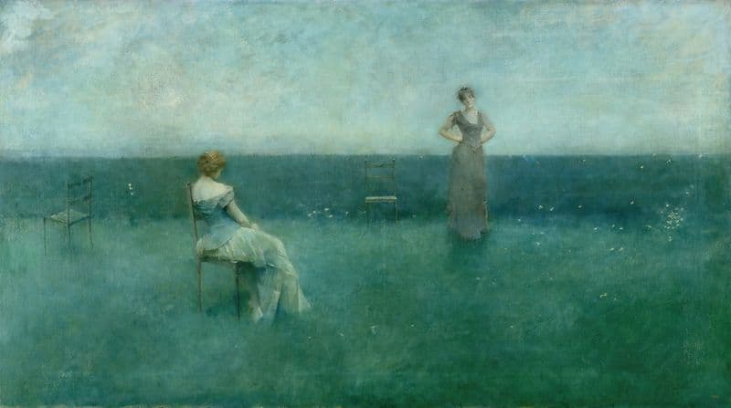 The Recitation as a canvas print