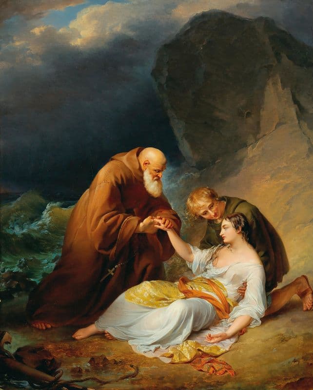 The Rescue as a canvas print