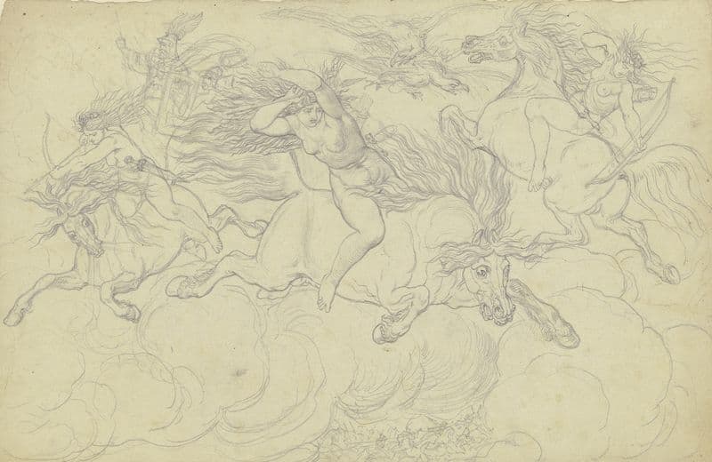 The Ride of the Valkyries as a canvas print