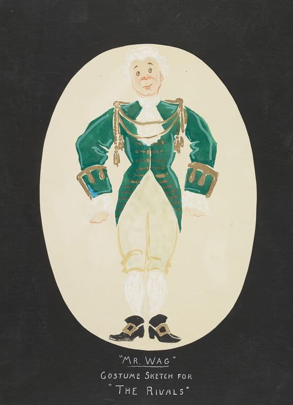 The Rivals: Mr. Wag (1934-1943) as a canvas print