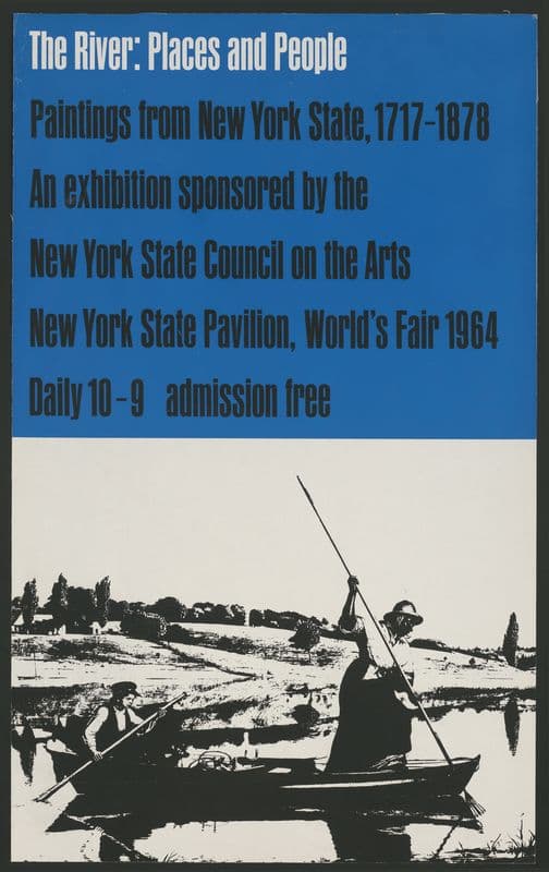 The river; places and people; paintings from the New York State, 1717-1878 World’s Fair as a canvas print