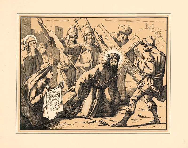 The Road to Golgotha as a canvas print