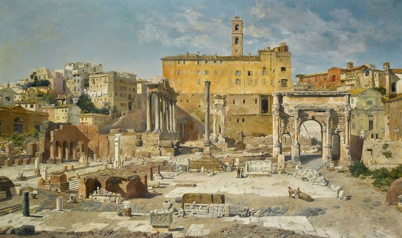 The Roman Forum as a canvas print