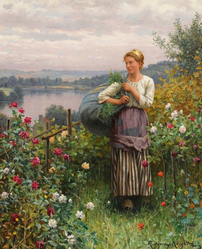 The Rose Garden as a canvas print