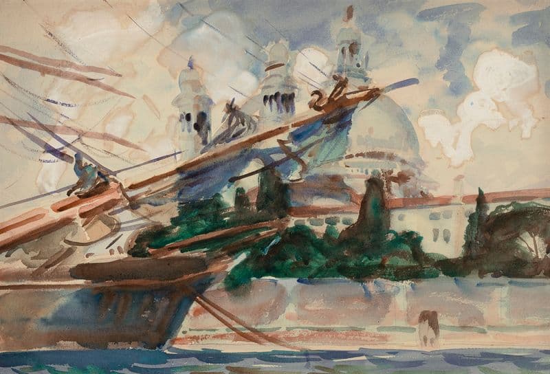 The Salute, Venice (circa 1904-07) as a canvas print