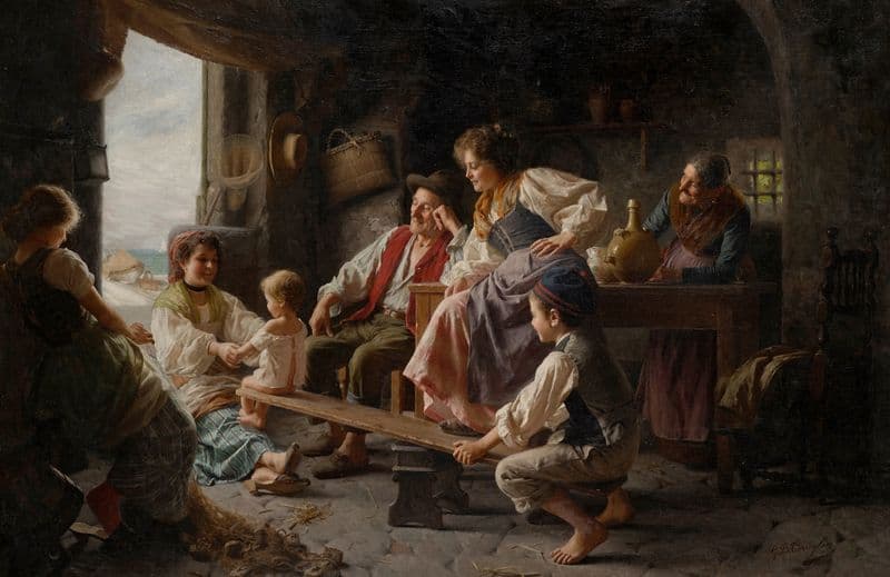 The seesaw as a canvas print