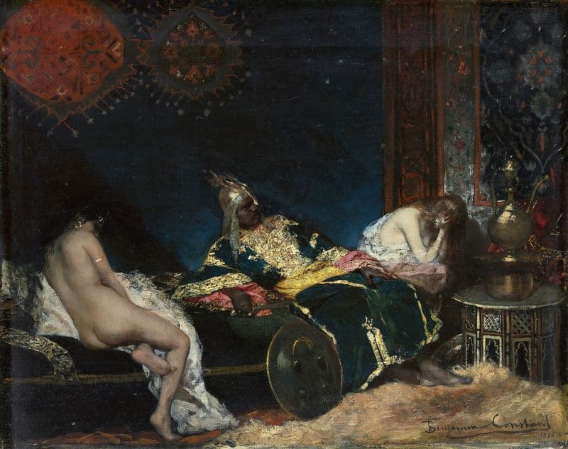 The Serbian Concubine as a canvas print