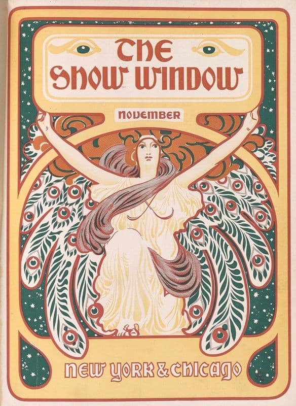 The Show window, November as a canvas print