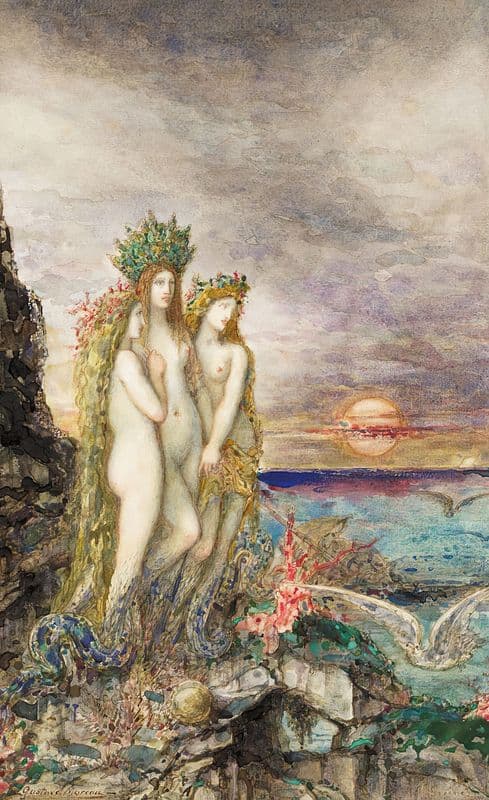 The Sirens as a canvas print