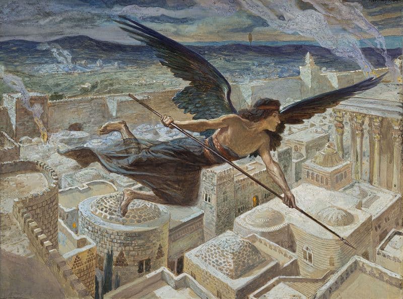 The Slaying of the Assyrians (c. 1896-1902) as a canvas print