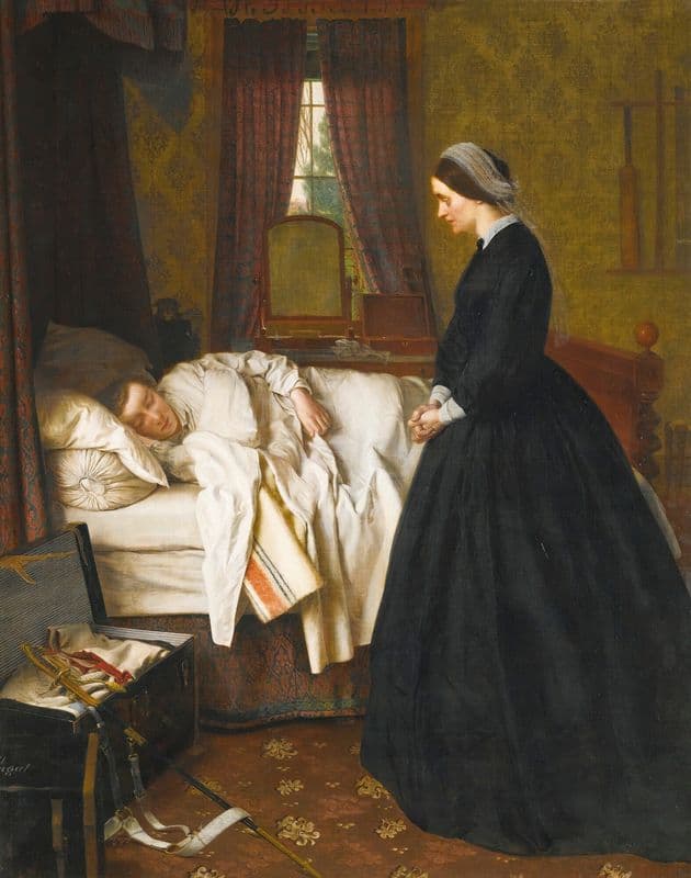 The Sleeping Soldier as a canvas print