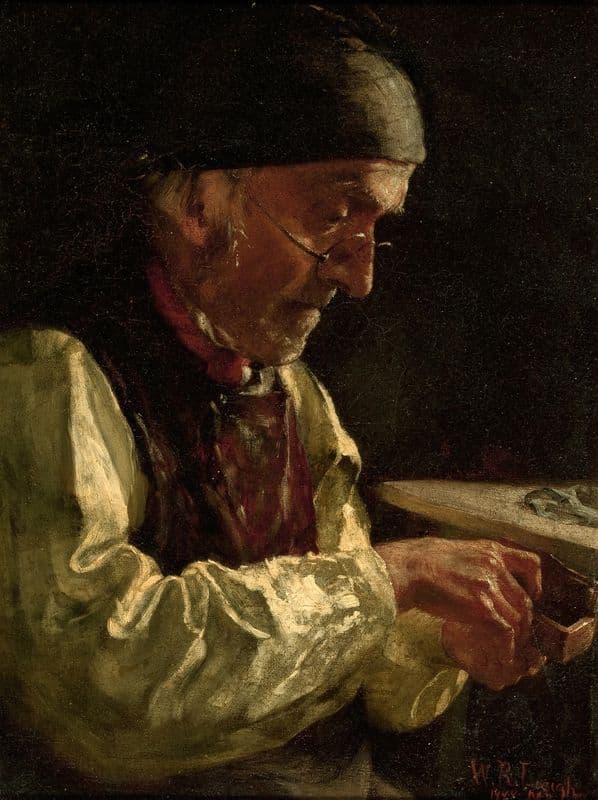 The Snuff Box as a canvas print