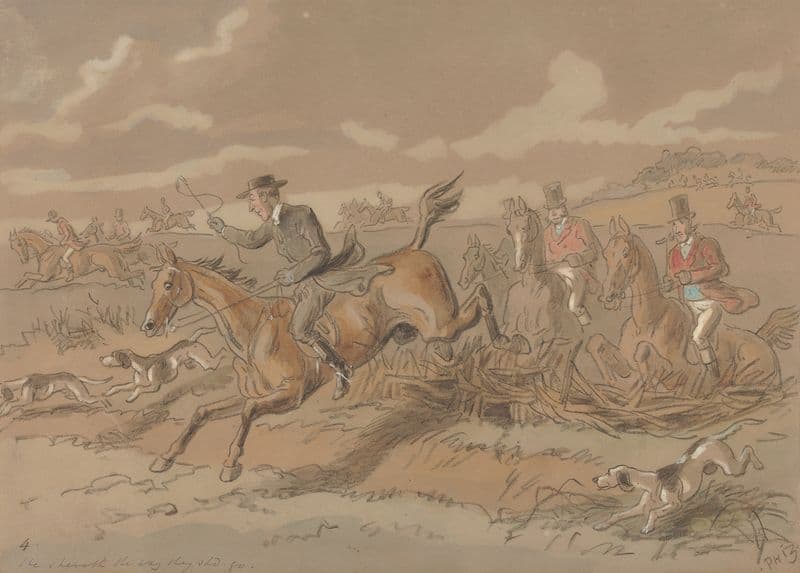 The Sporting Parson; ‘He Sheweth Them the Way They Should Go’ as a canvas print