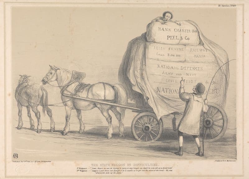 The State Wagon in Difficulties as a canvas print