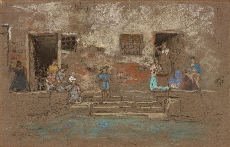 The Steps as a canvas print