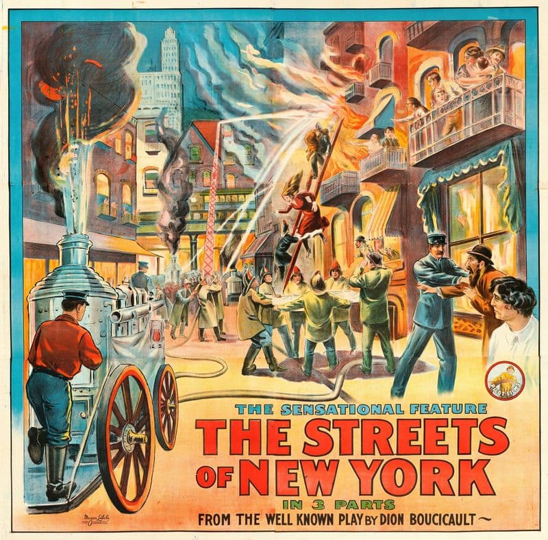 The Streets of New York as a canvas print