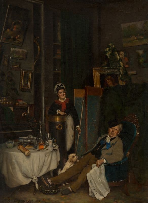 The studio as a canvas print
