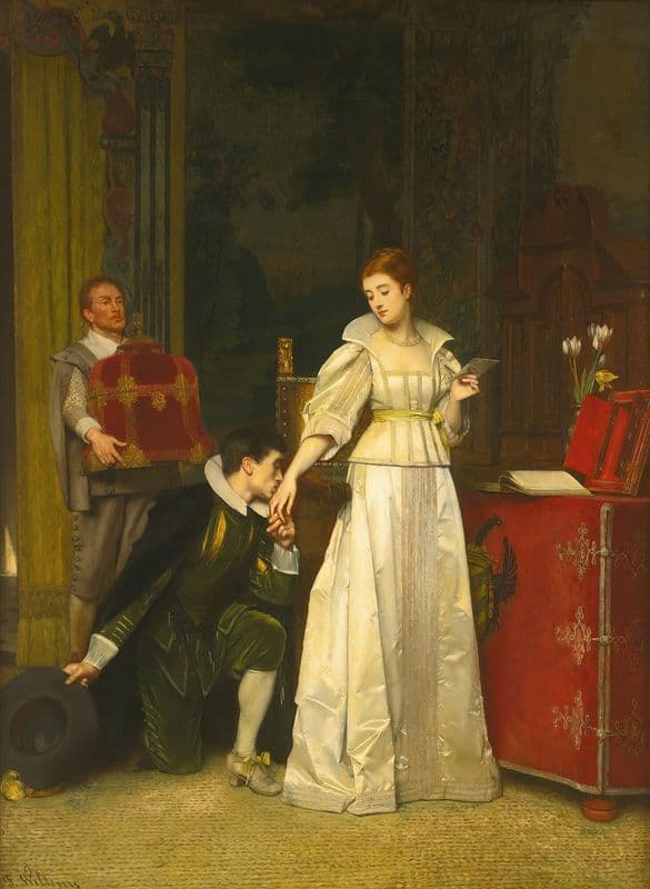 The Suitor as a canvas print