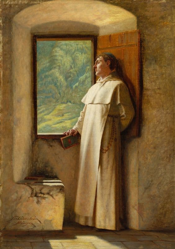 The Sunlight (1890s) as a canvas print